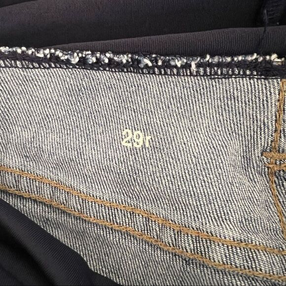 Gap Maternity Medium Wash Slightly Distressed Full Belly Panel Jeans - Picture 6 of 6